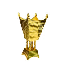 Najm Al Oud - Luxury Golden Arabic Incense Burner – Traditional Mabkhara for Bakhoor & Oud