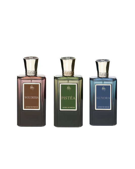 Najm Al Oud- Woudessa , Pistea  & Nuxora -Combo Pack Of 3 , 100 ml Edp For Unisex